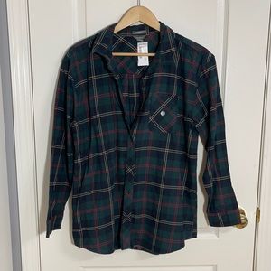 NWT 🚨 Eddie Bauer Boyfriend Plaid Shirt